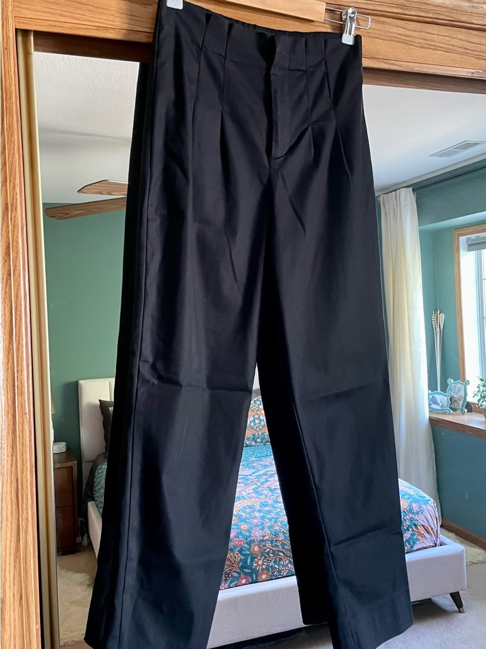 ZARA Women’s High Waisted Black Dress Pants